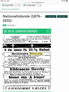 Nationaltidende 1926